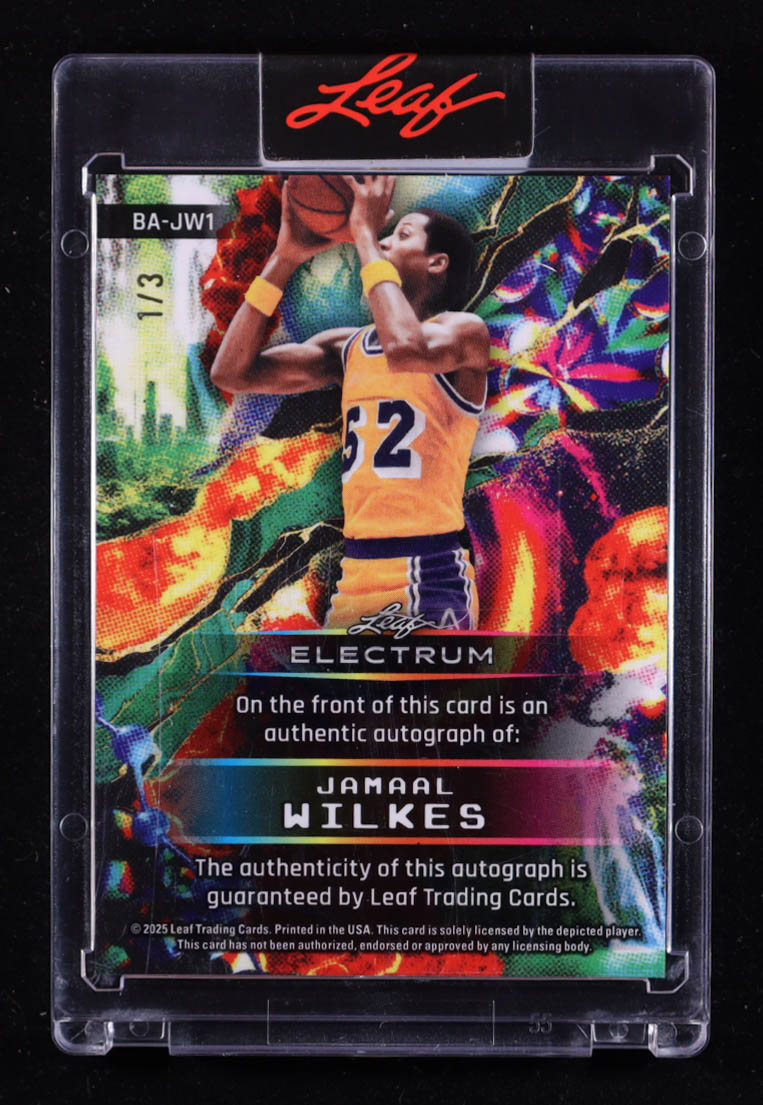 Jamaal Wilkes 2025 Leaf Electrum Auto #BA-JW1 #1/3 at PristineAuction.com Jamaal Wilkes 2025 Leaf Electrum Auto #BA-JW1 #1/3 at PristineAuction.com
