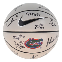 2025-26 Florida Gators Logo Basketball Team-Signed by (13) with Head Coach Todd Golden, Thomas Haugh, Rueben Chinyelu, Xaivian Lee (Beckett) at PristineAuction.com