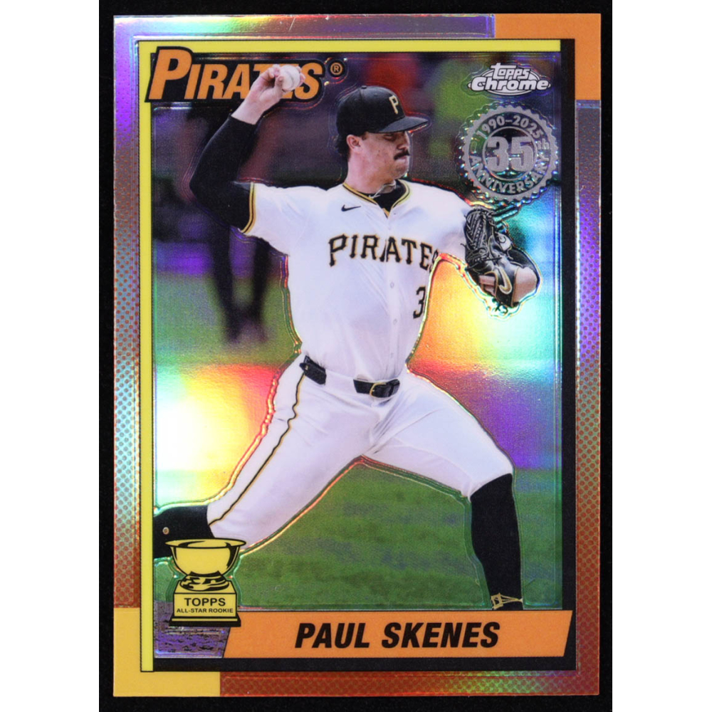 Paul Skenes 2025 Topps Chrome '90 Topps #90CB13 at PristineAuction.com