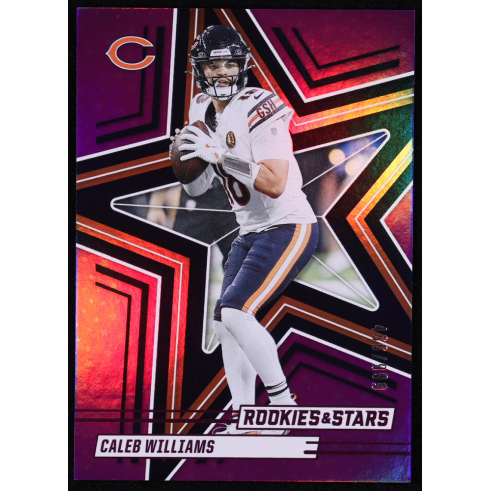 Caleb Williams 2025 Panini Rookies & Stars Purple #64 #466/999 at PristineAuction.com