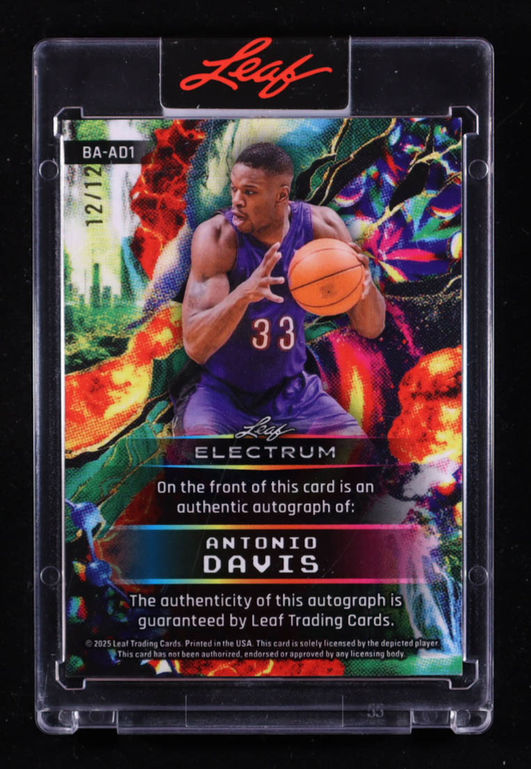 Antonio Davis 2025 Leaf Electrum Auto #BA-AD1 #12/12 at PristineAuction.com Antonio Davis 2025 Leaf Electrum Auto #BA-AD1 #12/12 at PristineAuction.com