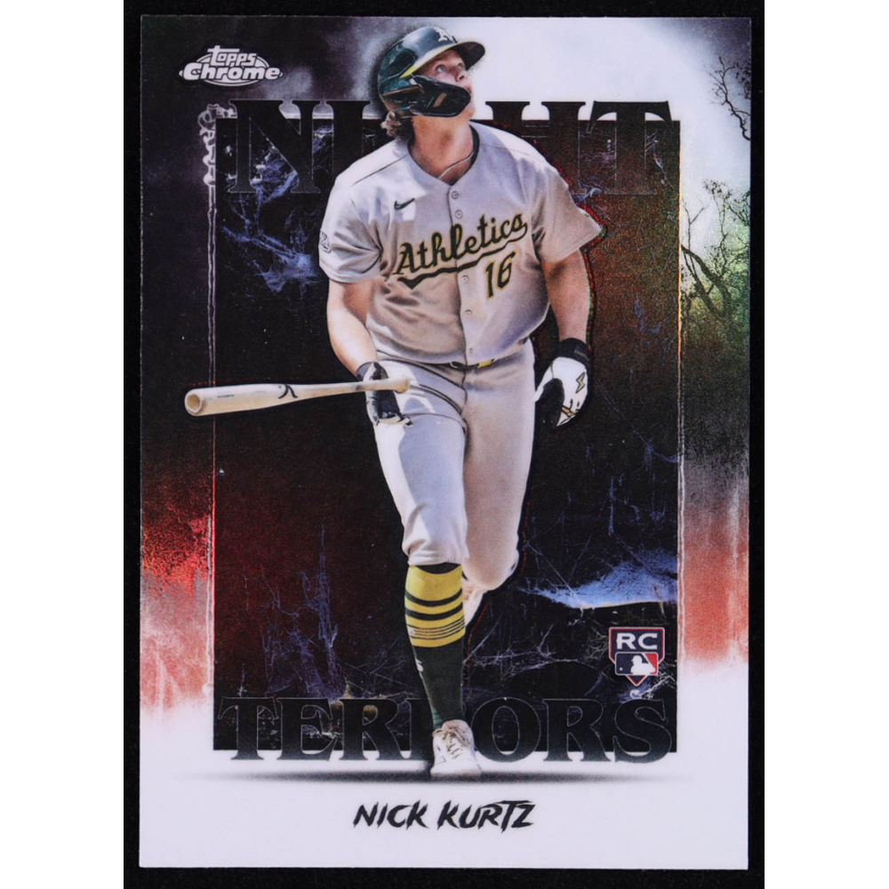 Nick Kurtz 2025 Topps Chrome Update Night Terrors #NT5 RC at PristineAuction.com