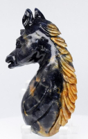 126.76 Carats Natural Multi-Colored Sapphire Unicorn Carving at PristineAuction.com