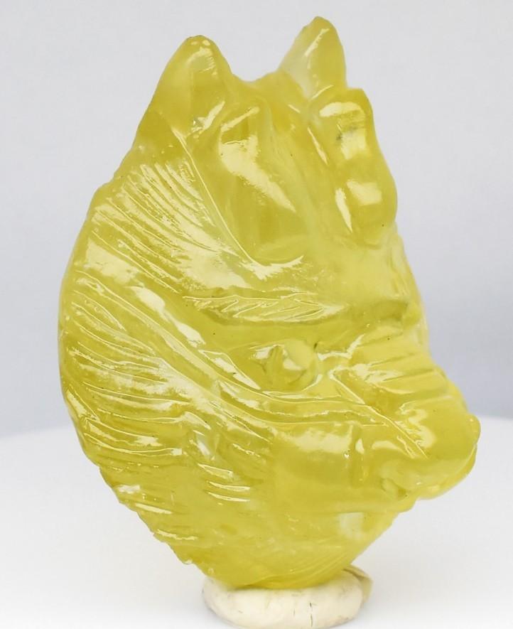 174.19 Carats Natural Lemon Quartz Dragon Carving at PristineAuction.com 174.19 Carats Natural Lemon Quartz Dragon Carving at PristineAuction.com
