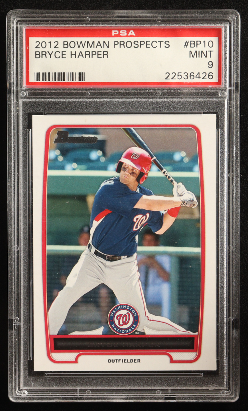 Bryce Harper 2012 Bowman Prospects #BP10 (PSA 9) at PristineAuction.com Bryce Harper 2012 Bowman Prospects #BP10 (PSA 9) at PristineAuction.com
