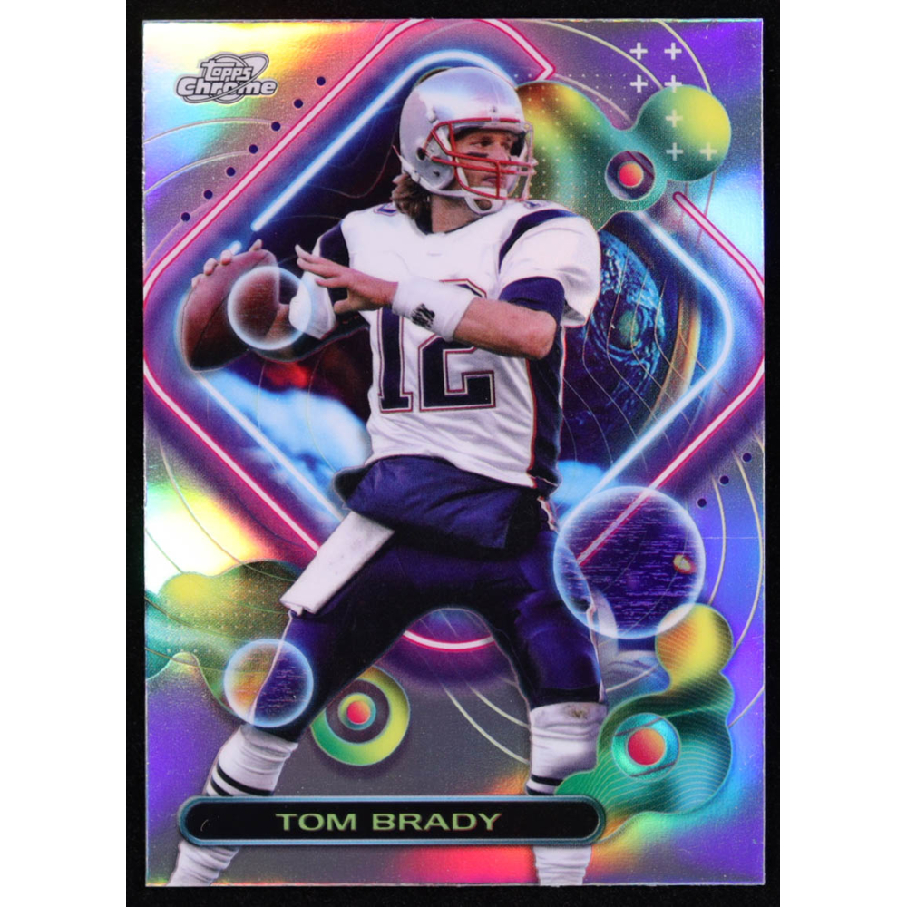 Tom Brady 2023 Topps Composite Cosmic Refractors #281 at PristineAuction.com