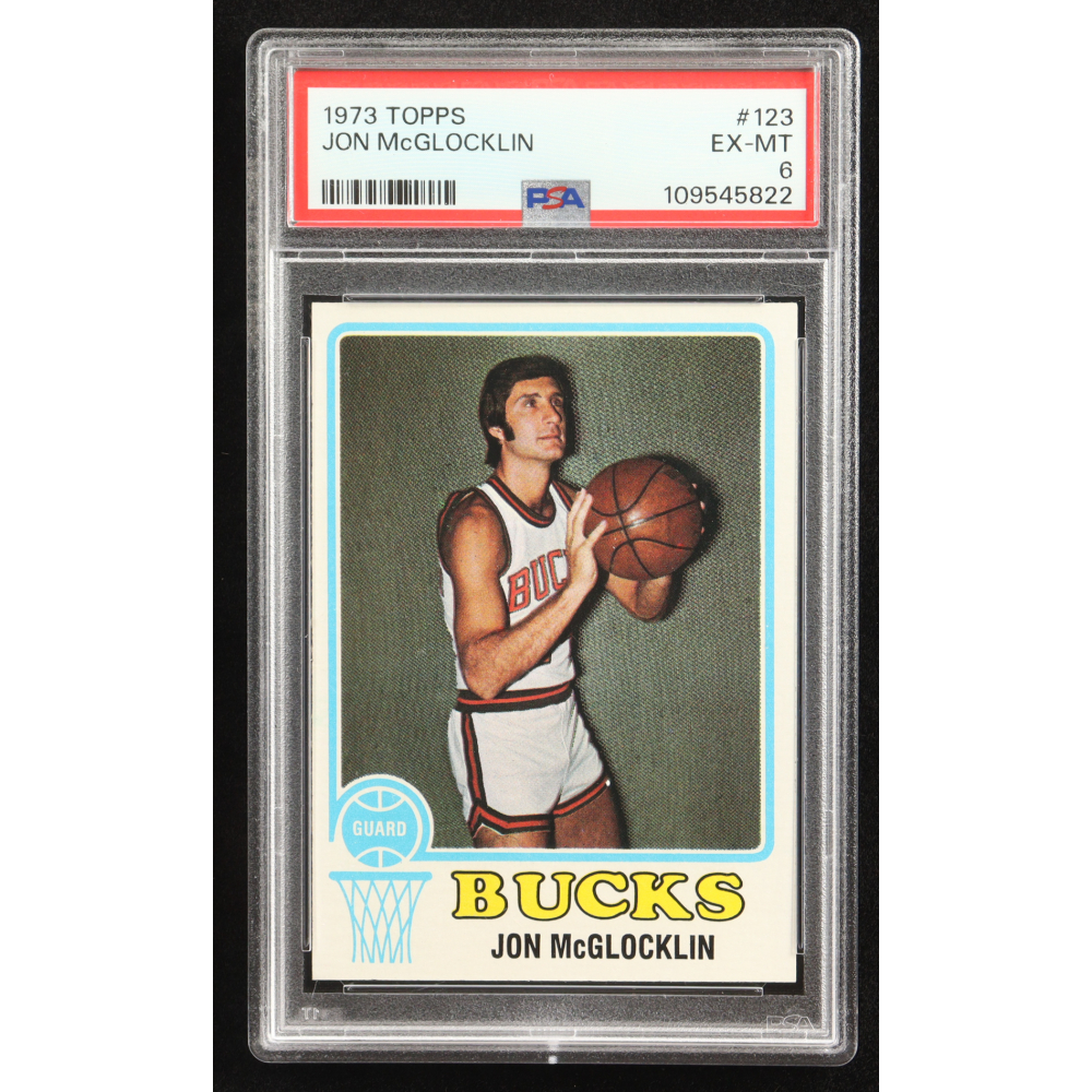 Jon McGlocklin 1973-74 Topps #123 (PSA 6) at PristineAuction.com