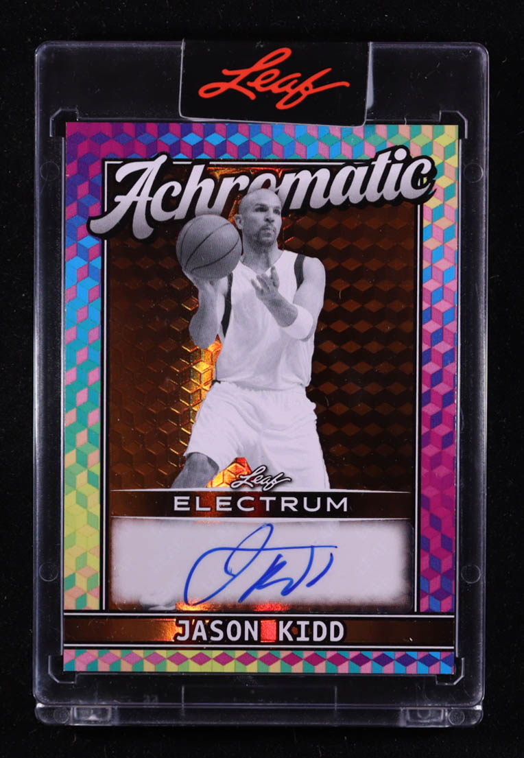 Jason Kidd 2025 Leaf Electrum Achromatic Auto #A-JK1 #11/12 at PristineAuction.com Jason Kidd 2025 Leaf Electrum Achromatic Auto #A-JK1 #11/12 at PristineAuction.com