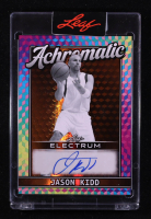 Jason Kidd 2025 Leaf Electrum Achromatic Auto #A-JK1 #11/12 at PristineAuction.com