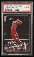 Zion Williamson 2019-20 Panini Chronicles Teal #143 Luminance RC (PSA 10) at PristineAuction.com