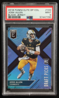 Josh Allen 2018 Elite Draft Picks #103A RC (Black Jsy)  (PSA 10) at PristineAuction.com