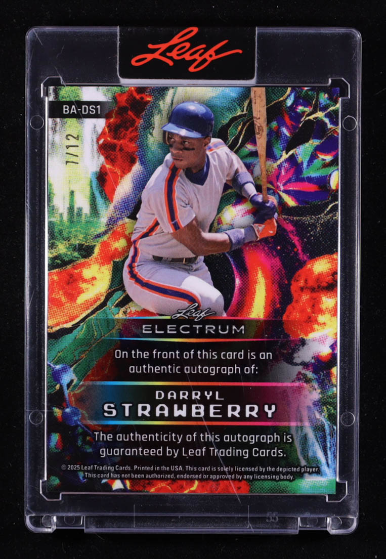 Darryl Strawberry 2025 Leaf Electrum Auto #BA-DS1 #7/12 at PristineAuction.com Darryl Strawberry 2025 Leaf Electrum Auto #BA-DS1 #7/12 at PristineAuction.com