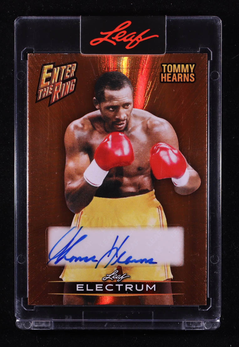 Tommy Hearns 2025 Leaf Electrum Enter The Ring Auto #ER-TH1 #4/12 at PristineAuction.com Tommy Hearns 2025 Leaf Electrum Enter The Ring Auto #ER-TH1 #4/12 at PristineAuction.com