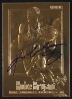 Kobe Bryant 1996-97 Fleer 23KT Gold Card Purple Signature #NNO RC at PristineAuction.com