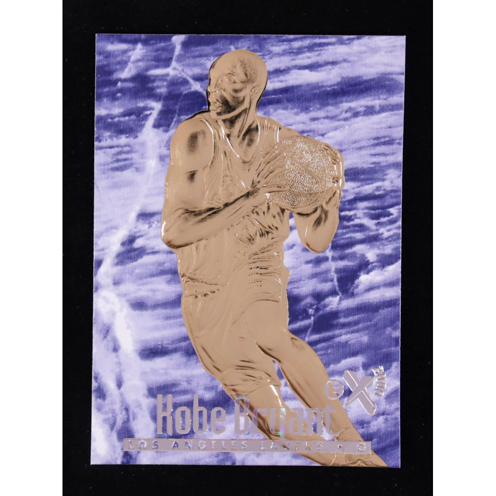 Kobe Bryant 1996-97 Skybox E-X2000 Sky Blue 23Kt Gold RC at PristineAuction.com