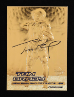 Tom Brady 2000 Fleer Ultra 23KT Gold Black Metallic Signature Series #NNO RC at PristineAuction.com