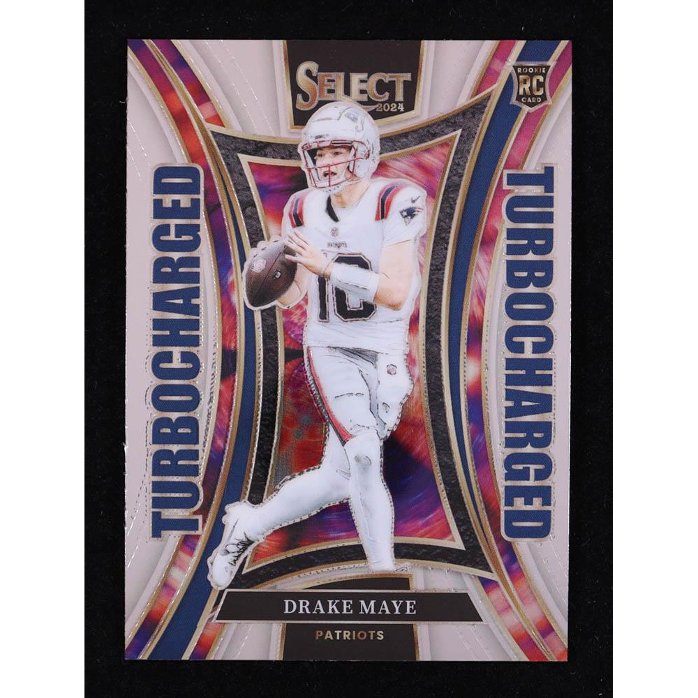 Drake Maye 2024 Select Turbocharged #24 RC at PristineAuction.com