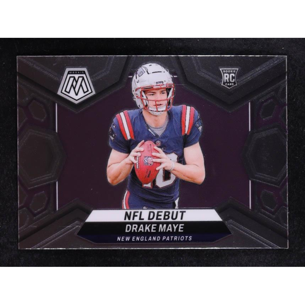 Drake Maye 2024 Panini Mosaic #273 DEB RC at PristineAuction.com