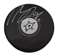 Mikko Rantanen Signed Stars Logo Puck (Fanatics) at PristineAuction.com