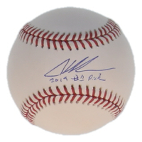 Adley Rutschman Signed OML Baseball Inscribed "2019 #1 Pick" (JSA) at PristineAuction.com