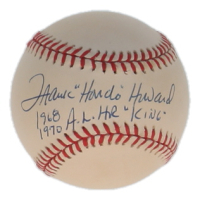 Frank "Hondo" Howard Signed OAL Baseball Inscribed "1968/1970 AL HR King" (JSA) at PristineAuction.com