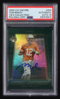 Tom Brady Signed 2000 Upper Deck Encore #254 RC (PSA Encapsulated) at PristineAuction.com