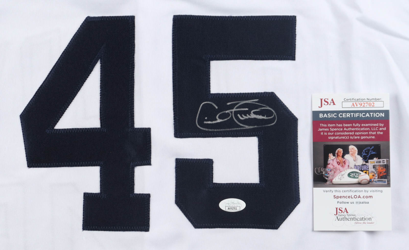 Cecil Fielder Signed Jersey (JSA) at PristineAuction.com Cecil Fielder Signed Jersey (JSA) at PristineAuction.com