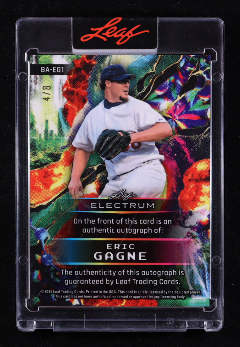 Eric Gagne 2025 Leaf Electrum Auto #BA-EG1 #4/8 at PristineAuction.com Eric Gagne 2025 Leaf Electrum Auto #BA-EG1 #4/8 at PristineAuction.com