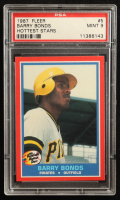 Barry Bonds 1987 Fleer Hottest Stars #5 #5/44 RC (PSA 9) at PristineAuction.com