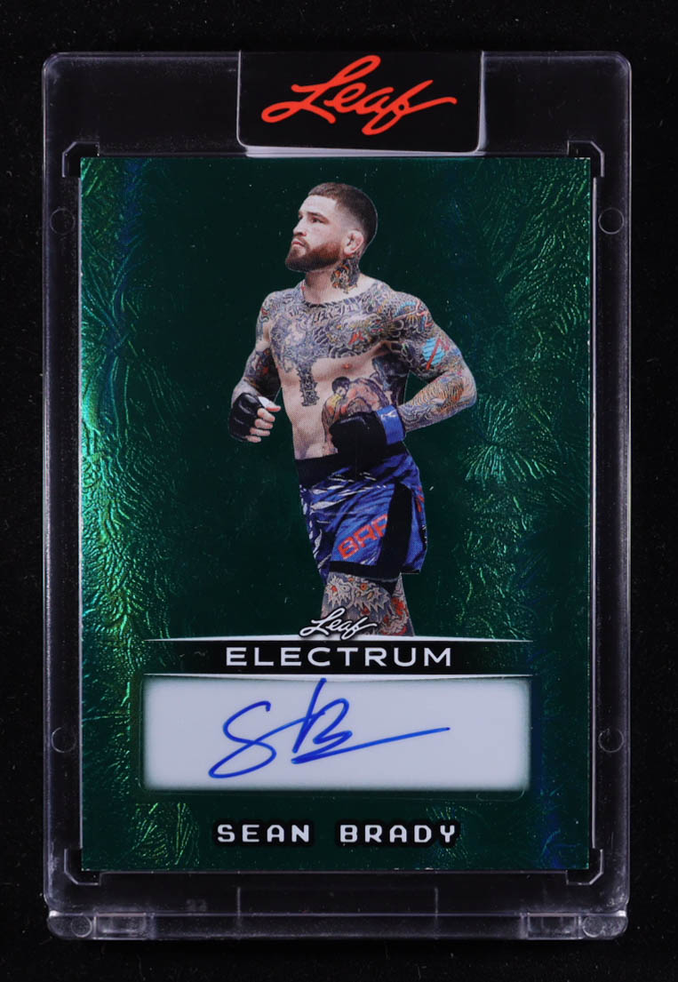 Sean Brady 2025 Leaf Electrum Auto #BA-SB1 #1/5 at PristineAuction.com Sean Brady 2025 Leaf Electrum Auto #BA-SB1 #1/5 at PristineAuction.com