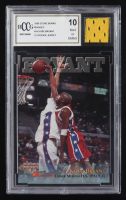 Kobe Bryant 1996 Score Board Rookies #15 RC with Game-Used Rookie Jersey Patch (BCCG 10) at PristineAuction.com