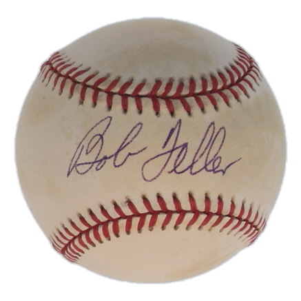 Bob Feller Signed OAL Baseball (JSA) at PristineAuction.com Bob Feller Signed OAL Baseball (JSA) at PristineAuction.com