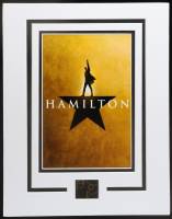 Lin-Manuel Miranda Signed "Hamilton" Custom Matted Cut Display (ACOA) at PristineAuction.com