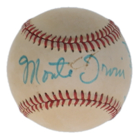 Monte Irvin & Bobby Shantz Signed ONL Baseball (JSA) at PristineAuction.com