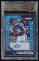 Saquon Barkley 2018 Panini Prizm Rookie Autographs Prizms Lazer #2 RC (BGS 9.5) at PristineAuction.com