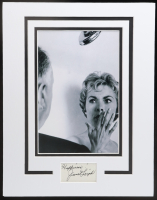 Janet Leigh Signed "Psycho" Custom Matted Cut Display Inscribed "Happiness!"  (ACOA) at PristineAuction.com
