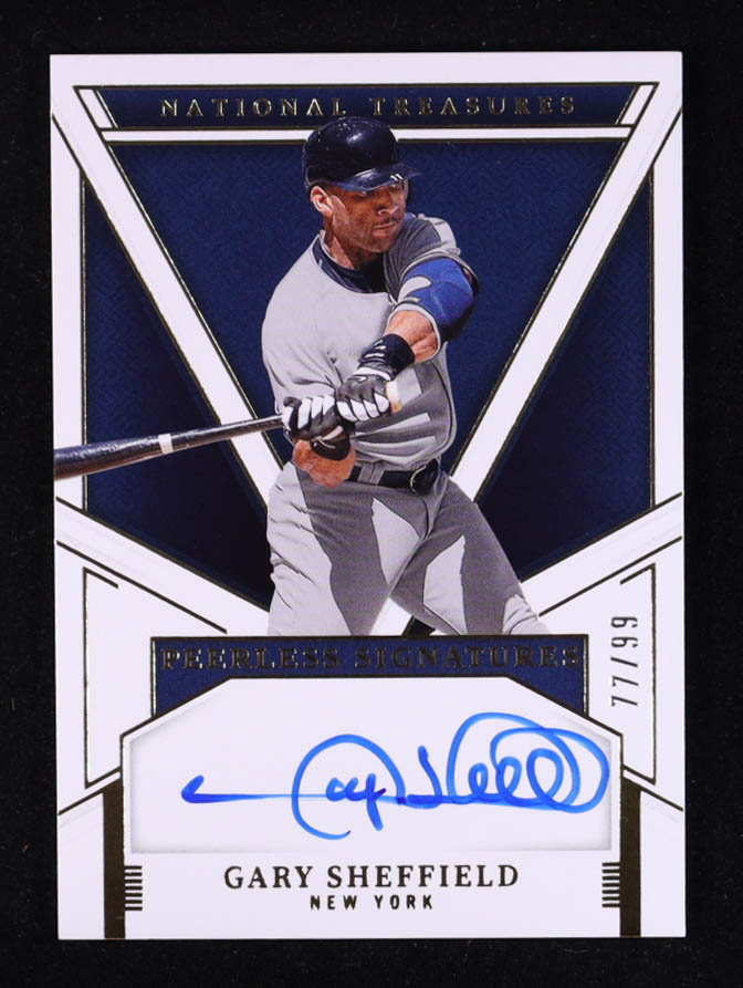 Gary Sheffield 2025 Panini National Treasures Peerless Signatures #13 #77/99 at PristineAuction.com Gary Sheffield 2025 Panini National Treasures Peerless Signatures #13 #77/99 at PristineAuction.com