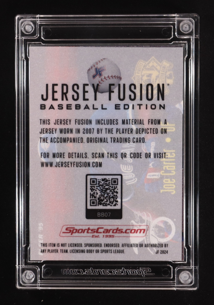 Barry Bonds 2024 Sportscards.com Jersey Fusion Game-Used Swatch #BB07 at PristineAuction.com Barry Bonds 2024 Sportscards.com Jersey Fusion Game-Used Swatch #BB07 at PristineAuction.com