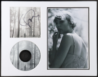 Taylor Swift Signed "Folklore" Custom Matted CD Insert Display (ACOA) at PristineAuction.com