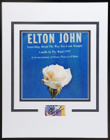 Elton John Signed Custom Matted Cut Display (ACOA) at PristineAuction.com