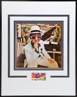 Elton John Signed Custom Matted Cut Display (ACOA) at PristineAuction.com