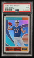 Josh Allen 2018 Playoff Rookie Wave #4 RC (PSA 9) at PristineAuction.com