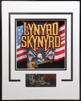 Rickey Medlocke Signed "Lynyrd Skynyrd" Custom Matted Cut Display (ACOA) at PristineAuction.com