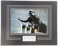 James Earl Jones Signed "Star Wars: Episode V &ndash; The Empire Strikes Back" Custom Matted Cut Display (ACOA) at PristineAuction.com