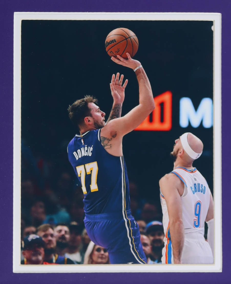 Luka Doncic Signed Custom Framed Authentic Jersey Display with Photos (PSA) at PristineAuction.com Luka Doncic Signed Custom Framed Authentic Jersey Display with Photos (PSA) at PristineAuction.com