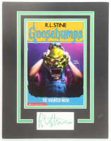 R.L. Stine Signed "Goosebumps" Custom Matted Cut Display (ACOA) at PristineAuction.com