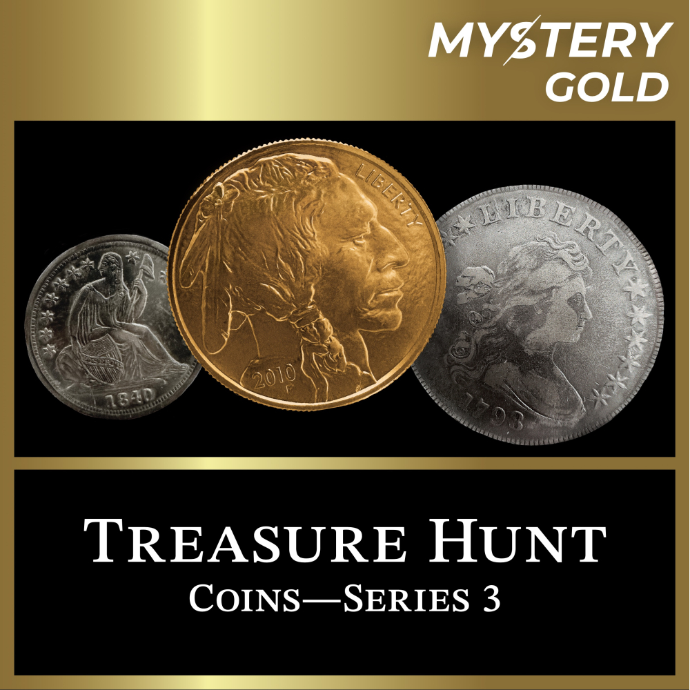 MYSTERY GOLD PRESENTS - "TREASURE HUNT EDITION"  MYSTERY BOX / PACK at PristineAuction.com