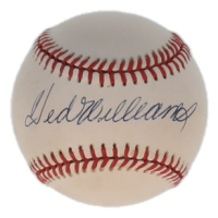 Ted Williams Signed OAL Baseball (Beckett) at PristineAuction.com