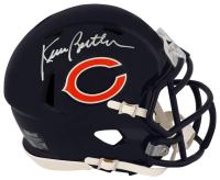 Kevin Butler Signed Bears Speed Mini Helmet (Schwartz) at PristineAuction.com