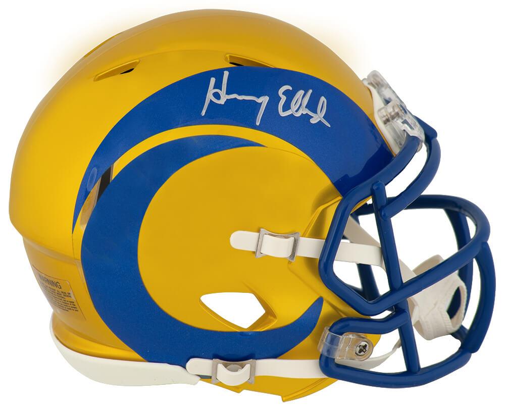 Henry Ellard Signed Rams Flash Alternate Speed Mini Helmet (Schwartz) at PristineAuction.com Henry Ellard Signed Rams Flash Alternate Speed Mini Helmet (Schwartz) at PristineAuction.com